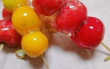 快手微波炉版糖葫芦