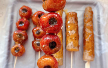 山楂豆沙糖葫芦