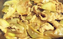 鸡肉丝炒葫芦瓜