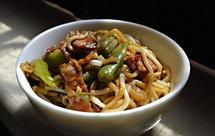 扁豆/油豆角焖面