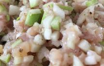 瓠瓜扇贝馅儿的拌制(包子馅儿)