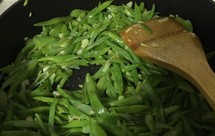 清炒扁豆角丝