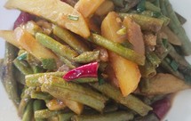 新手也能做的土豆刀豆