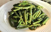 蒜蓉清炒四季豆/刀豆/豆角 健康少油版本 蒜香微辣