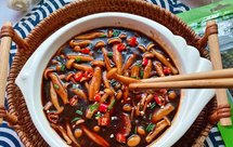 一学就会的快手菜～青花椒糖醋白玉菇