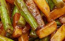 刀豆炒土豆~一道青翠脆爽的家常菜