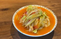 宁波小歪的夏天下饭- 番茄夜开花豆瓣扁尖汤