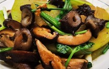 关东辽参花菇绘节瓜