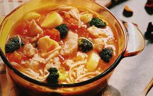 番茄金针菇巴沙鱼（龙利鱼）