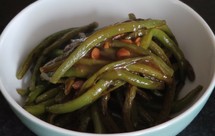 生焖现摘四季豆