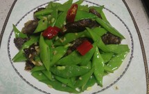 刀豆炒火腿肠