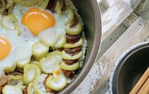 腊味瓠瓜蒸糙米饭