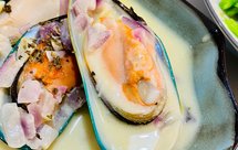 法式白葡萄酒奶油青口贝