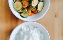 胡萝卜炒小胡瓜