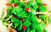 刀豆肉丝～家常小炒