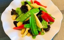 素食，缤纷玉米笋