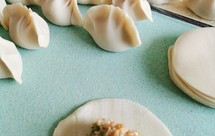 刀豆包的饺子有爆浆的口感