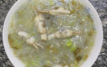 宁波家常菜夜开花豆瓣蛏子羹