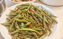 爽口快手的清炒刀豆