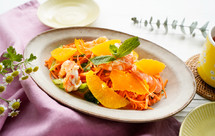 橙绿相间！泰式香橙大虾沙拉-Oisix