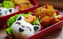 炸胡瓜鱼配猫咪饭团便当【山姆厨房】