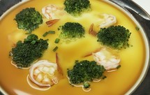 西兰花豆腐蒸蛋