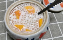 椰汁木瓜西米露