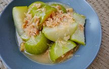 瑶柱丝烩节瓜| 不需要放肉也能很好吃