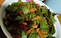 扁豆角炒肉