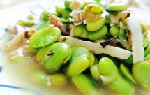 春令菜-雪菜（雪里蕻）烧蚕豆