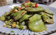 一看就会的手摘扁豆