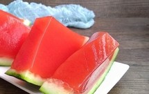 冰爽的西瓜冻