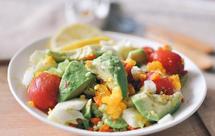 牛油果圣女果鸡蛋沙拉
