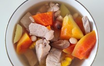 玉米木瓜瘦肉汤