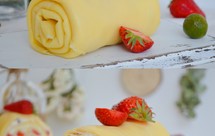 草莓毛巾卷❗️平底锅就能做❗️