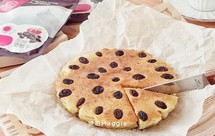 加州葡萄干烤一个糯叽叽的糯米糕