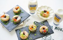 香葱鳄梨酱海鲜甜甜圈寿司