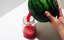 打蛋器制西瓜汁