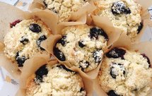 比星爸还好吃的蓝莓麦芬杯子蛋糕（blueberry muffins）（马芬蛋糕）