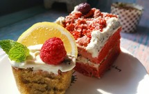 生酮柠檬hemp马芬附简易酸奶油