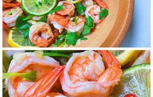 泰式柠檬虾-柠檬酸辣虾-夏日爽口开胃菜