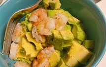 万能油醋汁牛油果大虾沙拉