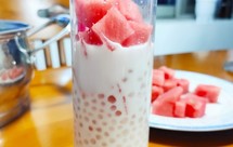 冰镇西瓜牛奶西米露！——速成版！夏天来一杯满满的幸福！