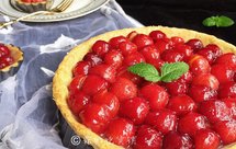 娇艳欲滴得樱桃派