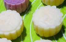 冰皮月饼（奶黄榴莲馅儿，太香啦）