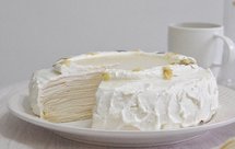 奶茶香气十足的茉莉花茶千层蛋糕