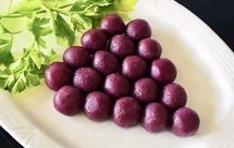 紫薯葡萄汤圆
