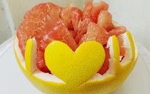 秋天的第一个柚子