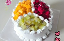 6寸水果生日蛋糕