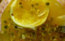 蜂蜜柠檬百香果汁